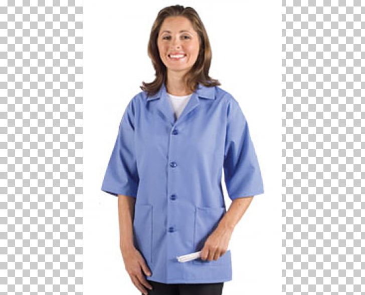 T-shirt Hoodie Smock-frock Lab Coats Sleeve PNG, Clipart, Apron, Blouse, Blue, Clothing, Coat Free PNG Download