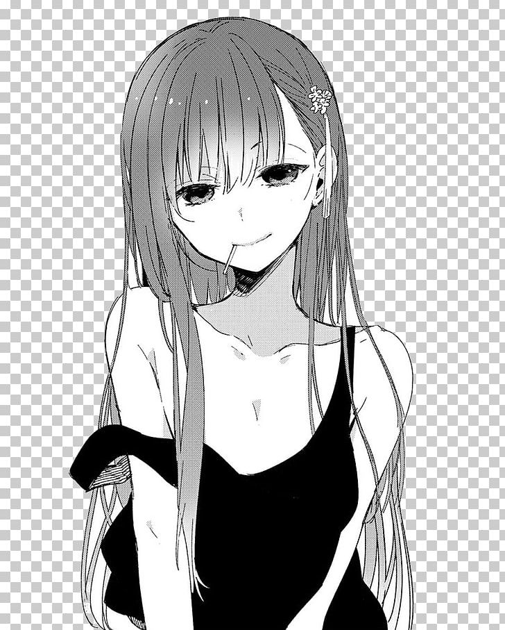 Anime Manga Lolicon Drawing 少女向けアニメ Png Clipart Arm Black Black And White Black Hair