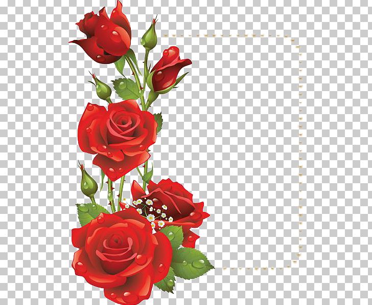 Flower Rose Red Frame PNG, Clipart, Artificial Flower, Border Frames, Cut Flowers, Flora, Floral Design Free PNG Download