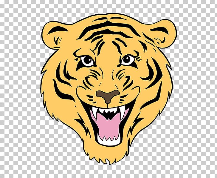 Drawing Bengal Tiger PNG, Clipart, Bengal Tiger, Big Cats, Carnivoran, Cartoon, Cat Like Mammal Free PNG Download
