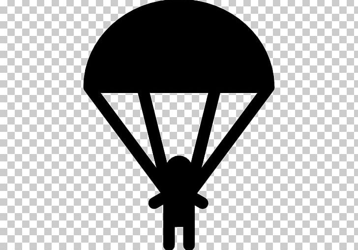 Parachute Computer Icons Paratrooper PNG, Clipart, Angle, Black, Black And White, Computer Icons, Download Free PNG Download