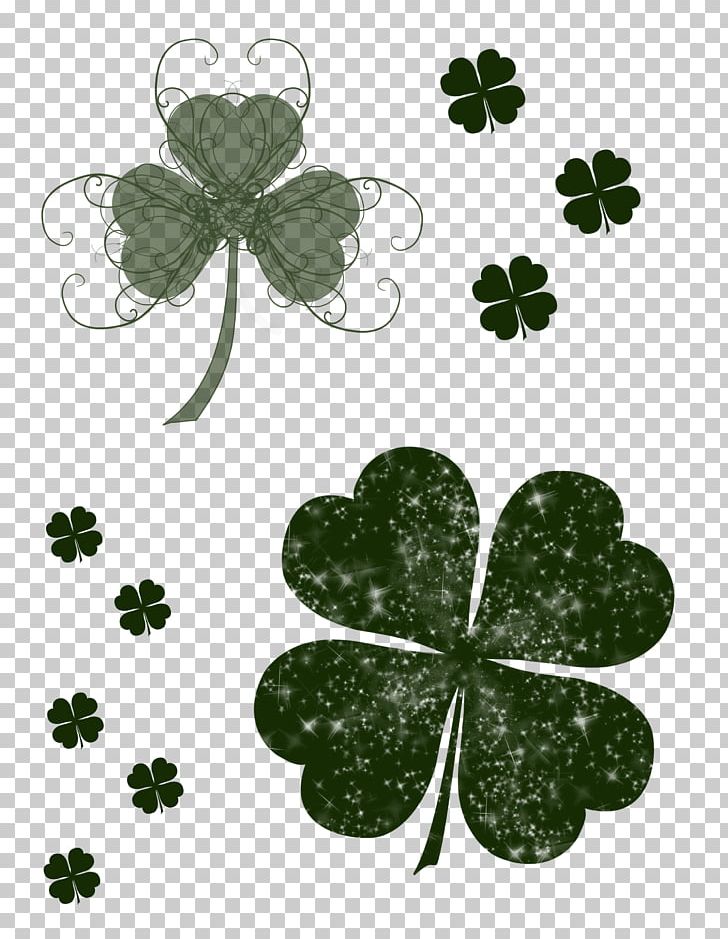 Four-leaf Clover Black And White PNG, Clipart, Banco De Imagens, Black And White, Clover, Flora, Flowering Plant Free PNG Download