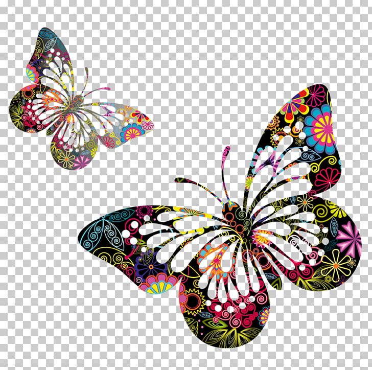 Butterfly PNG, Clipart, Brush Footed Butterfly, Butterflies And Moths, Christmas Decoration, Color, Decor Free PNG Download