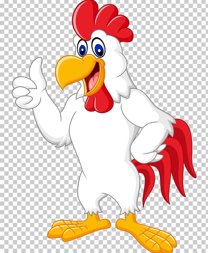 Chicken Rooster Cartoon Illustration Png Clipart Animal Animals Art Background White Bird Free Png Download