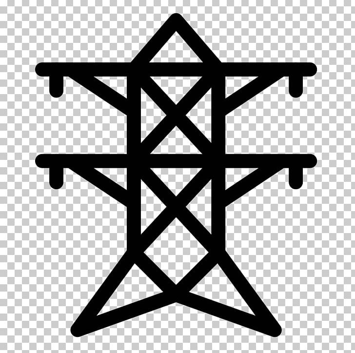 Transmission Tower Electric Power Transmission Computer Icons Electricity PNG, Clipart, Angle, Black And White, Building, Computer Icons, Electrical Energy Free PNG Download
