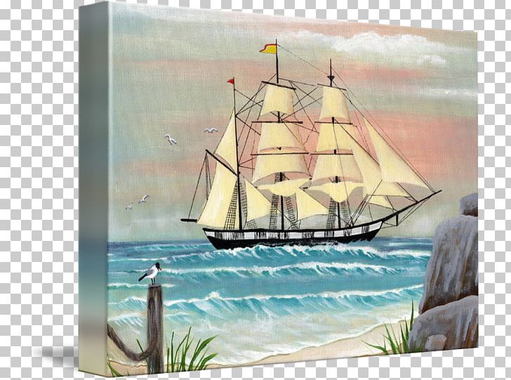 Brigantine Watercolor Painting Canvas Print PNG, Clipart, Brig, Canvas, Caravel, Carrack, Flagship Free PNG Download