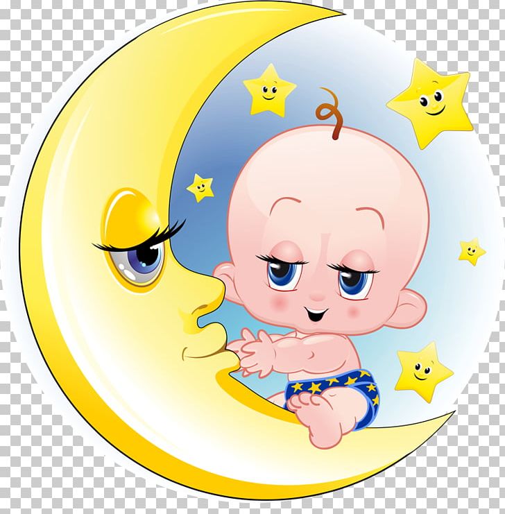Infant Moon Child PNG, Clipart, Area, Art, Boy, Cartoon, Child Free PNG Download