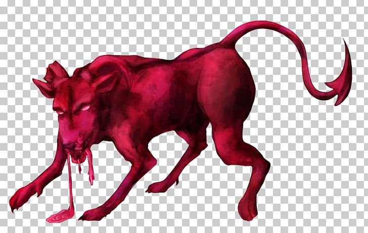 Bull Cattle Ox Demon Horse PNG, Clipart, Animals, Blood, Bull, Carnivora, Carnivoran Free PNG Download