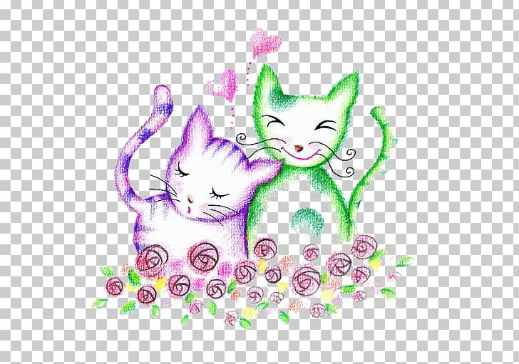Cat Kitten Drawing Love PNG, Clipart, Animals, Carnivoran, Cartoon, Cat Like Mammal, Computer Wallpaper Free PNG Download