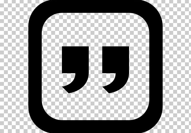 Computer Icons Quotation Symbol PNG, Clipart, Area, Avatar, Base 64, Black And White, Brand Free PNG Download