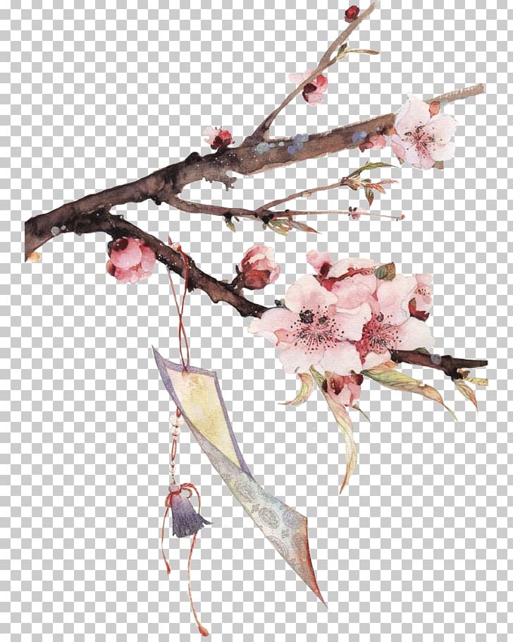 Plum Blossom Illustration PNG, Clipart, Antique Background, Antiquity, Art, Blossom, Branch Free PNG Download