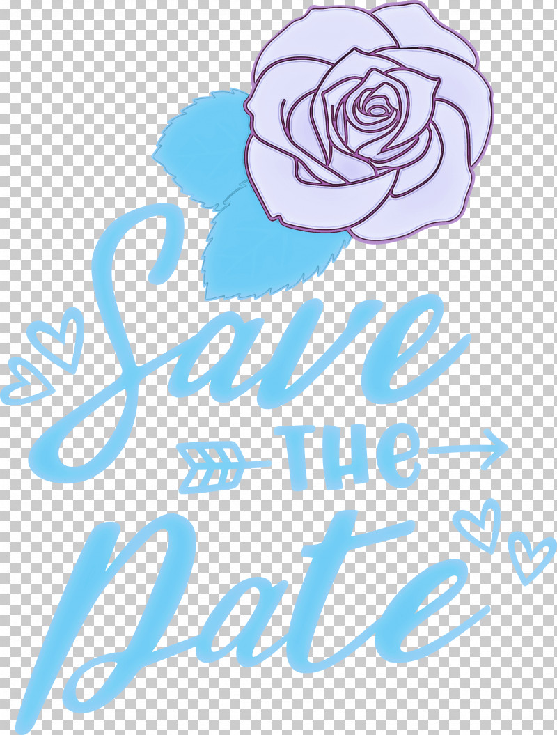 Save The Date Wedding PNG, Clipart, Blue, Flower, Logo, Meter, Petal Free PNG Download