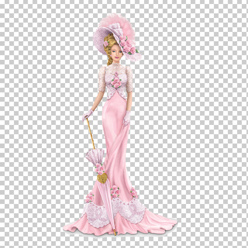 Figurine Pink Gown Toy Doll PNG, Clipart, Barbie, Costume, Costume Design, Doll, Dress Free PNG Download