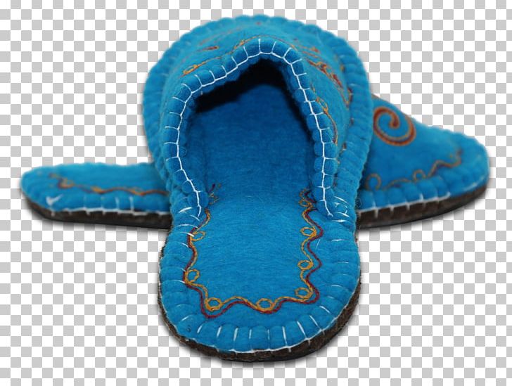 Slipper Felt Flip-flops Zebu Wool PNG, Clipart, Aqua, Blue, Cobalt, Electric Blue, Felt Free PNG Download