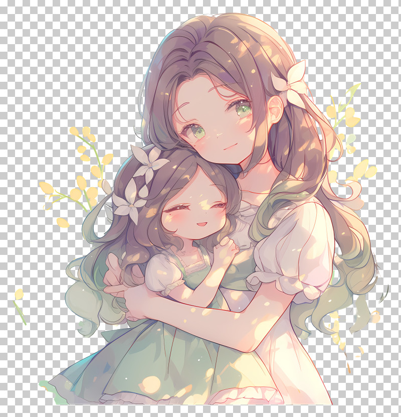 Anime Mom And Kid Mother And