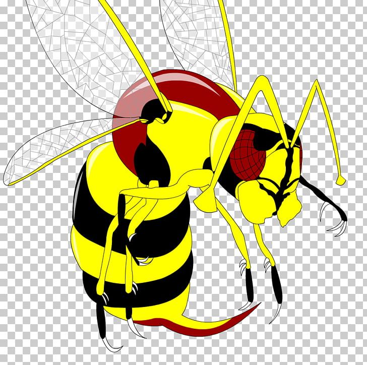 Honey Bee Wasp Illustration PNG, Clipart, Arthropod, Artwork, Bee, Cartoon, Fly Free PNG Download