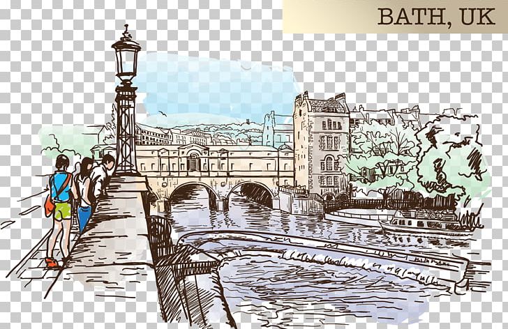 Pulteney Bridge Bath Drawing Sketch PNG, Clipart, Arch, Architectural Style, Architecture, Arrow Sketch, Art Free PNG Download