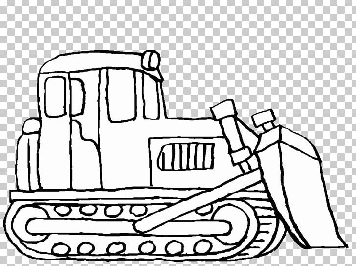 Car Heavy Machinery Coloring Book Bulldozer Truck PNG, Clipart, Angle, Architectural Engineering, Area, Automotive Design, Backhoe Free PNG Download