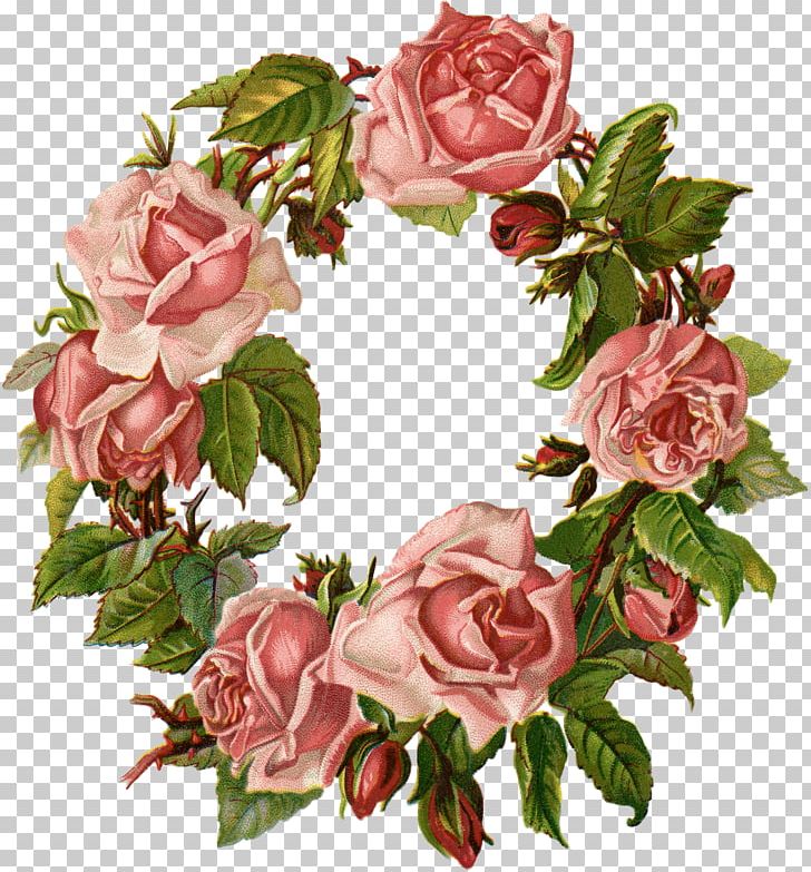 Cut Flowers Wreath Garden Roses Floral Design PNG, Clipart, Artificial Flower, Blue, Centifolia Roses, Cut Flowers, Drawing Free PNG Download