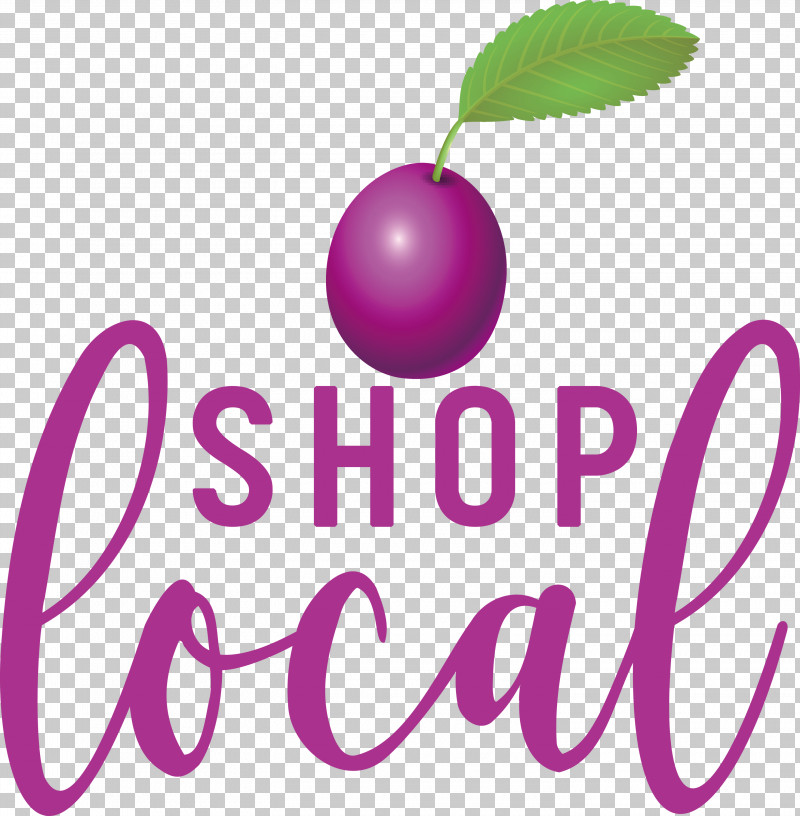 SHOP LOCAL PNG, Clipart, Fruit, Geometry, Lilac M, Line, Logo Free PNG Download