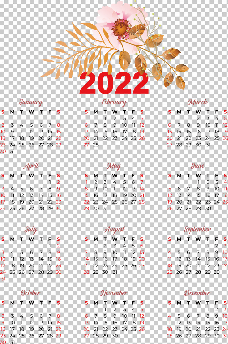 2022 Calendar Month Annual Calendar PNG, Clipart, Annual Calendar, Calendar, Calendar Year, Gregorian Calendar, Month Free PNG Download