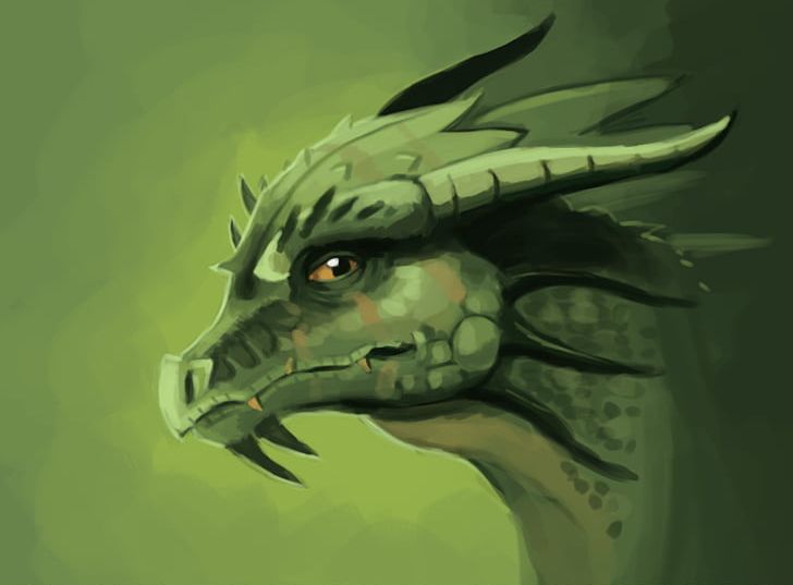 Dragon Green Drawing Fantasy PNG, Clipart, Art, Beak, Cg Artwork, Computer Wallpaper, Deviantart Free PNG Download