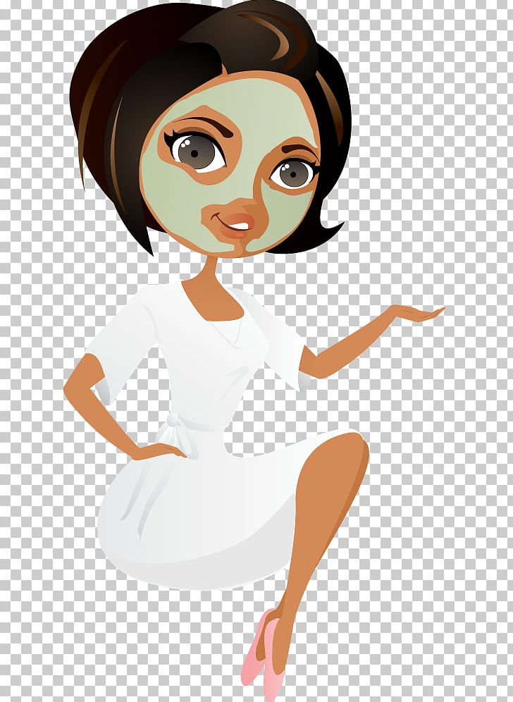 Painted Lady Spa PNG, Clipart, Arm, Art, Black Hair, Brown Hair, Cartoon Free PNG Download