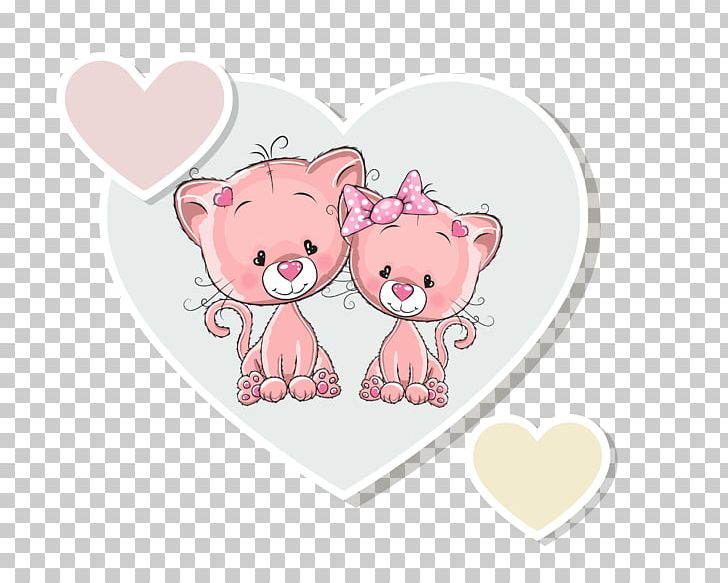 Kitten Cat Drawing Cuteness PNG, Clipart, Broken Heart, Cartoon, Encapsulated Postscript, Happy Birthday Vector Images, Heart Free PNG Download