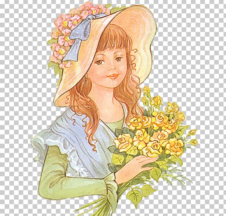 Drawing Girl Illustration PNG, Clipart, Bouquet Of Flowers, Cartoon, Drawn, Fictional Character, Flower Free PNG Download