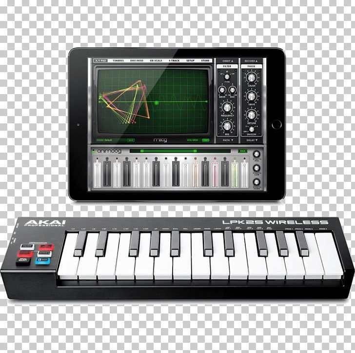 Computer Keyboard Akai Professional LPK25 MIDI Controllers MIDI Keyboard PNG, Clipart, Bluetooth, Computer Keyboard, Controller, Digital Piano, Electronic Device Free PNG Download