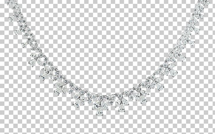 Necklace Jewellery Diamond Earring PNG, Clipart, Bijou, Black And White, Body Jewelry, Bodystalk, Chain Free PNG Download