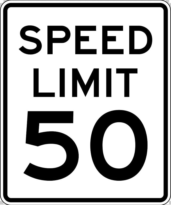 Speed Limit Traffic Sign Road PNG, Clipart, Area, Black And White, Brand, Driving, Line Free PNG Download
