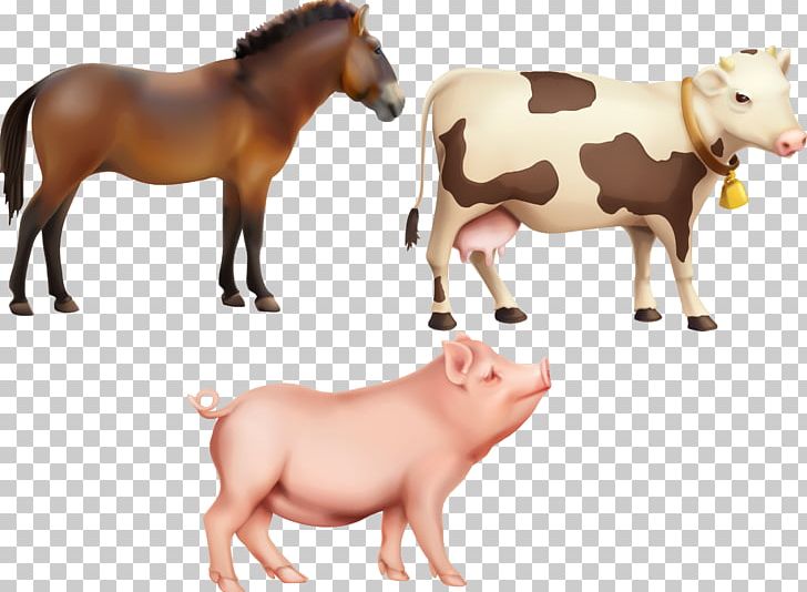 Cattle Horse Farm PNG, Clipart, 3d Animation, Agriculture, Ani, Animal, Animals Free PNG Download