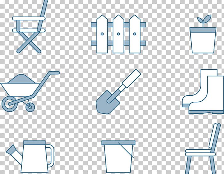 Garden Tool Icon PNG, Clipart, Angle, Area, Blue, Bucket, Carts Free PNG Download