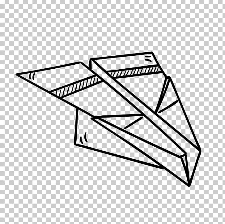 Paper Plane Airplane Drawing Toy PNG, Clipart, Airplane, Angle, Area, Black, Black And White Free PNG Download