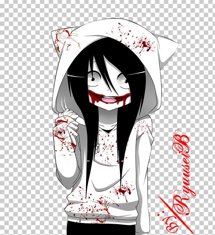 Slenderman Jeff The Killer Creepypasta Fandom Laughing Jack PNG, Clipart, Anime, Art, Aware Of The Silence, Black Hair, Blood Free PNG Download
