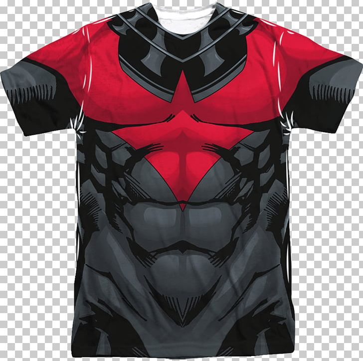 T-shirt Batman Nightwing Red Hood Costume PNG, Clipart, Active Shirt