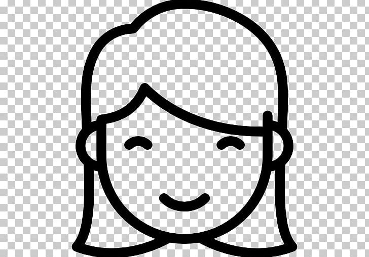 Computer Icons Smile Emoticon Girl Child PNG, Clipart, Black, Black And White, Child, Computer Icons, Emoticon Free PNG Download