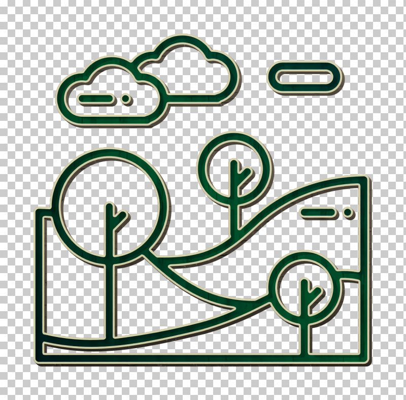 Woodland Icon Landscape Icon Nature Icon PNG, Clipart, Green, Landscape Icon, Line, Nature Icon, Text Free PNG Download