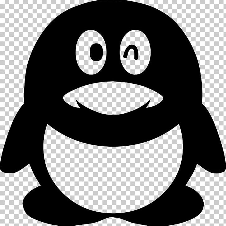 Computer Icons Tencent QQ PNG, Clipart, Artwork, Beak, Bird, Black And White, Chn Free PNG Download