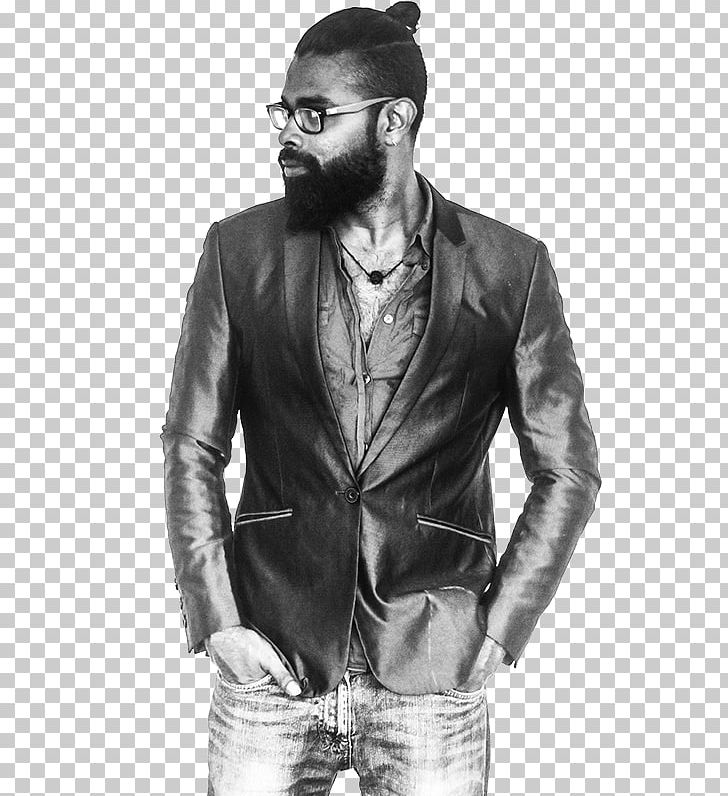 Leather Jacket Beard Blazer Black PNG, Clipart, Beard, Black, Black And White, Blazer, Cool Free PNG Download