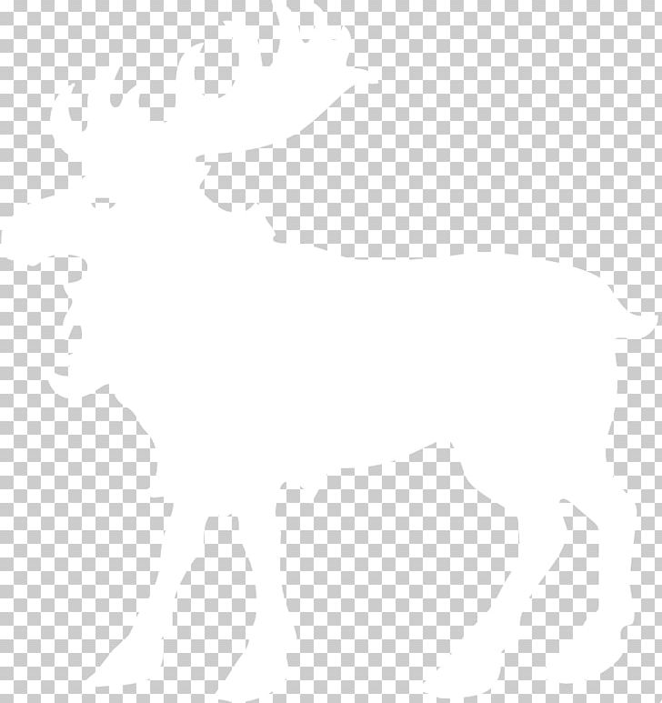 Reindeer Moose Silhouette PNG, Clipart, Antler, Art, Black, Black And White, Cattle Like Mammal Free PNG Download