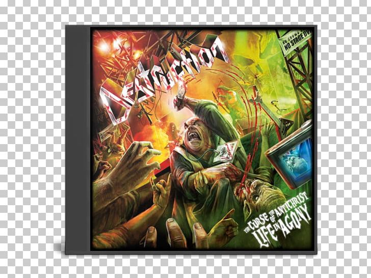 The Curse Of The Antichrist: Live In Agony Destruction Thrash Metal Album PNG, Clipart, Advertising, Album, Antichrist, Art, Curse The Gods Free PNG Download