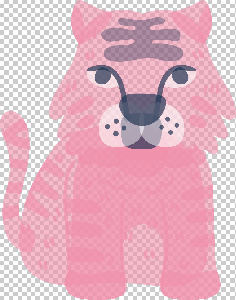 Tiger PNG, Clipart, Animal Figure, Cartoon, Nose, Pink, Snout Free PNG  Download