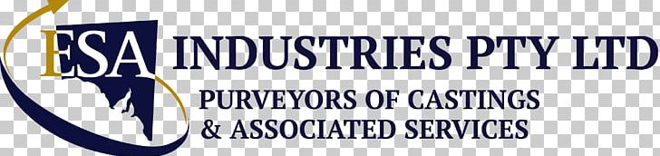 ESA Industries Brand Machining Casting PNG, Clipart, Advertising, Area, Banner, Blue, Brand Free PNG Download