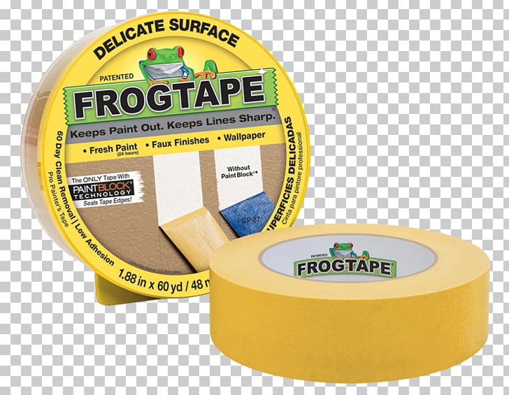 Adhesive Tape Paper Masking Tape Shurtech Delicate Surface Yellow Painting Tape PNG, Clipart, Adhesive, Adhesive Tape, Art, Duct Tape, Hardware Free PNG Download