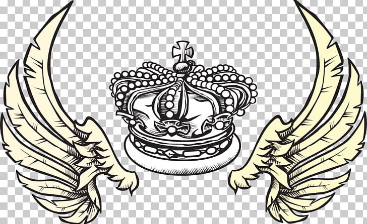 Drawing PNG, Clipart, Art, Artwork, Black And White, Crest, Crown Free PNG Download