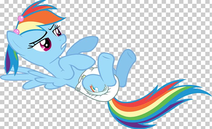 Rainbow Dash Pony Diaper Applejack Pinkie Pie PNG, Clipart, Applejack, Art, Cartoon, Computer Wallpaper, Dar Free PNG Download