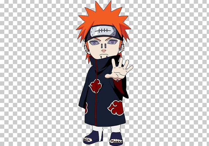 Pain Naruto Chibi Drawing Konan PNG, Clipart, Akatsuki, Anime, Cartoon, Chibi, Costume Free PNG Download