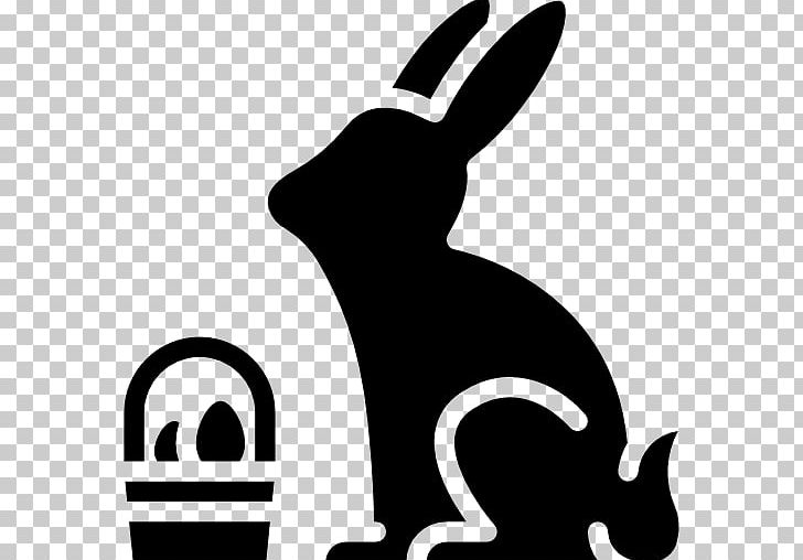 Domestic Rabbit Easter Bunny Computer Icons PNG, Clipart, Animals, Artwork, Black, Black And White, Carnivoran Free PNG Download